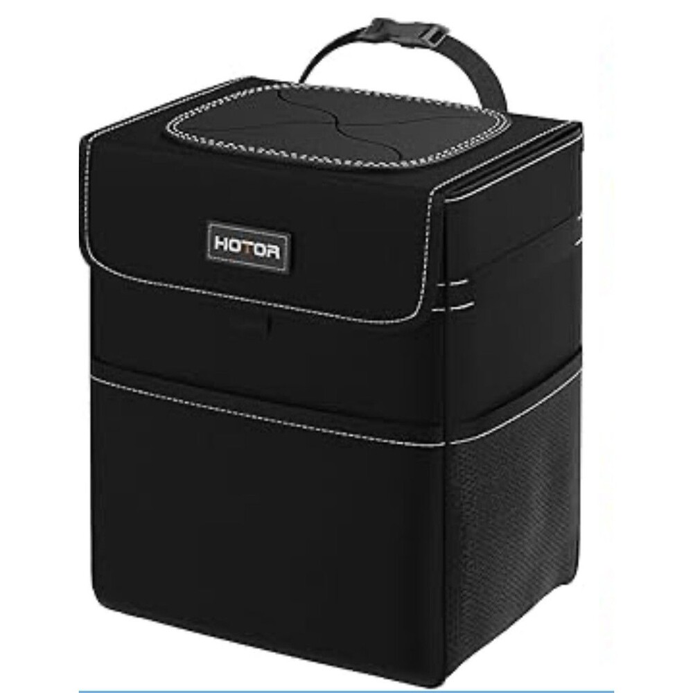 Car Trash Can HOTOR Organizer Waterproof Garbage Storage Bin Auto Seat Back Bag